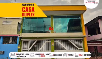 Casa para Venda em Manaus, Alvorada, 3 dormitórios, 1 suíte, 3 banheiros, 2 vagas