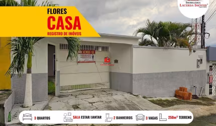 Casa para Venda em Manaus, Flores, 2 dormitórios, 1 banheiro, 2 vagas