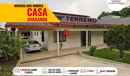 Casa em Condomínio para Venda em Manaus, Tarumã, 5 dormitórios, 3 suítes, 5 banheiros, 6 vagas