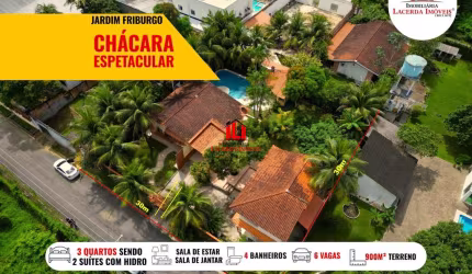 Sítio / Chácara para Venda em Manaus, Tarumã, 3 dormitórios, 2 suítes, 4 banheiros, 6 vagas