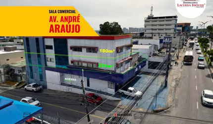 Prédio Comercial para Locação em Manaus, São Francisco, 1 dormitório, 1 suíte, 1 banheiro, 3 vagas