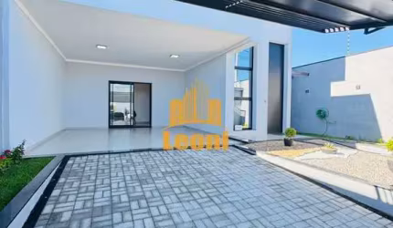 Excelente casa nova 3 quartos sendo 1 suíte + cozinha/ área gourmet + piscina