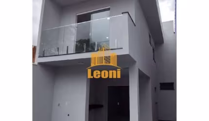 Casa nova 2 Qts sendo 1 suíte + área gourmet + 2 vagas de garagem