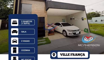 Casa para alugar COP 30 MOBILIADA ,com café da manhã , com 2 quartos 1 suíte em Ananindeua, Centro Condomínio Clube Ville França