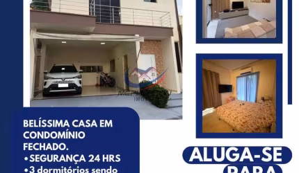 Casa Duplex para alugar COP 30 MOBILIADA ,com café da manhã  com 3 quartos 1 suíte em Ananindeua, Centro Condomínio Clube Ville França