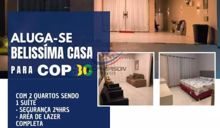 Casa para alugar COP 30 MOBILIADA para 6 PESSOAS ,com café da manhã , com 2 quartos 1 suíte em Ananindeua, Centro Condomínio Clube Ville França