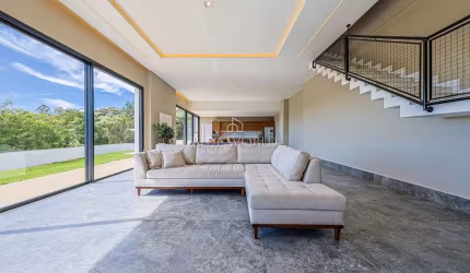 Casa em condomínio fechado com 3 quartos à venda na Rua úrsula Ercole Cumim, 3252, Centro, Campo Magro, 340 m2 por R$ 2.799.900