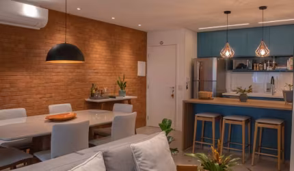 Sensacional apartamento tipo para venda com 1 quarto, sendo 1 suíte, 65m²