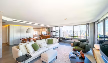 INBOX CIA IMOBILIARIA VENDE Magnífico apartamento semi mobiliado, 145 m², 2 suítes e 3 vagas no bairro Petrópolis.