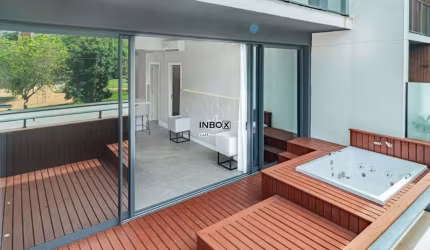 INBOX aluga Loft mobiliado com Garden e Jacuzzi, no Praça Nilo, Petrópolis, Porto Alegre - RS.