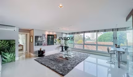 Apartamento com 122m2 privativos, 2 dormitórios (2 suítes), 2 vagas, mobiliado, Ed. Príncipe de Greenfield, Boa Vista, Porto Alegre - RS.