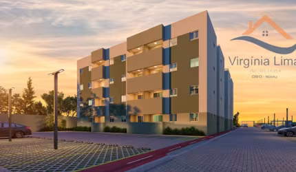Apartamento excelente com área de lazer completa para venda com 2 quartos em Cruz de Rebouças - Igarassu - PE