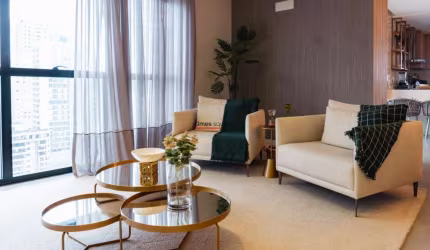 Apartamento Mobiliado em Meia Praia, Itapema - Aluguel no Diamond Tower