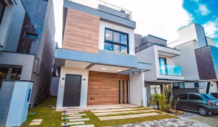 Casa nova à venda em condomínio clube no Santa Cândida
