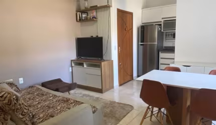Apartamento semi mobiliado