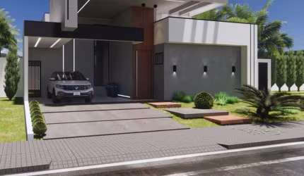 Maravilhosa casa térrea no Condomínio Malibu