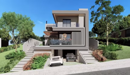 Luxuosa mansão à venda em São José dos Campos-SP, no Condomínio Residencial Alphaville I: 5 quartos, 5 suítes, 2 salas, 6 banheiros, 4 vagas de garagem, 495m².
