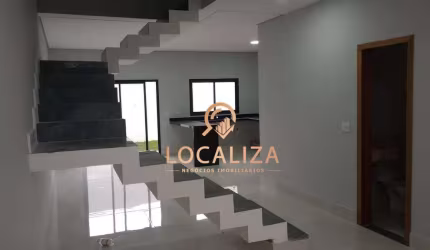 Casa à Venda em Jacareí-SP: Sobrado Novo com 3 Quartos e 2 Suítes  Residencial Santa Paula  172m² de Área Construída