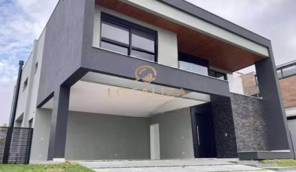 Imperdível casa de alto padrão em condomínio Alphaville II, São José dos Campos-SP: 5 quartos, 5 suítes, 1 sala, 6 banheiros, 4 vagas, 450m².