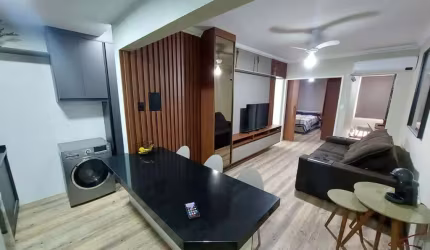 Apartamento Mobiliado em Jardim Camburi – 1 Quarto + Escritório, 1 Vaga, 2ª Quadra do Mar!