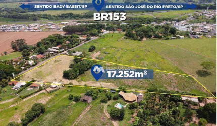 Terreno à venda, 17252 m² por R$ 1.500.000,00 - Zona Rural - Bady Bassitt/SP