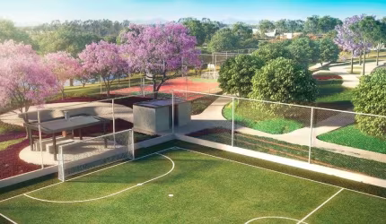 Terreno em condomínio fechado à venda no Jardim Fortaleza, Paulínia  por R$ 400.000