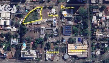 Terreno para alugar, 2070 m² - Centro - Foz do Iguaçu/PR