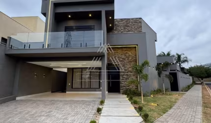 Imperdível: Casa de luxo no Golden Park Residence, Mirassol-SP, 4 quartos, 3 suítes, 2 salas, 6 banheiros, 4 vagas, 273,28 m².