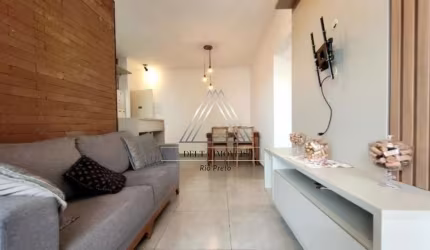 Apartamento no Nova Residence à venda em São José do Rio Preto-SP, Parque Quinta das Paineiras - 2 quartos, 1 suíte, 2 salas, 2 banheiros, 2 vagas.