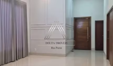 Casa de alto padrão à venda em condomínio exclusivo de São José do Rio Preto-SP, 3 quartos, 3 suítes, 3 salas, 5 banheiros, 4 vagas, 220m².
