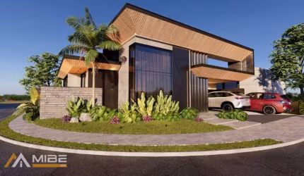 Casa térrea de esquina com 3 suites e piscina à venda, 184 m² por R$ 1.590.000 - Jardim do Jatobá - Hortolândia/SP