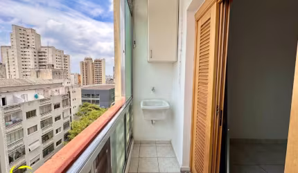Santa Cecília | 1 Quarto | Varanda | Reformado | 46 metros