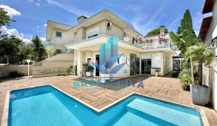 Cond. Golf Village - Impecável, 4 dorms / 2 suítes, varanda gourmet, piscina, 3 lareiras!