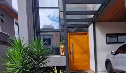Sobrado com vista livre para o lazer condomínio Reserva Aruanã