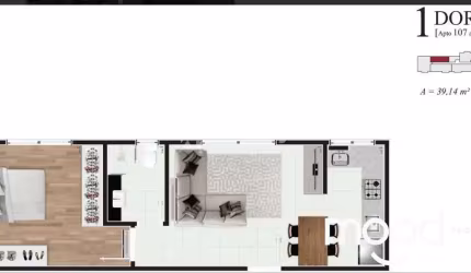 Apartamento com 1 quarto à venda na Rua das Cerejeiras, 108, Carvoeira, Florianópolis por R$ 650.000