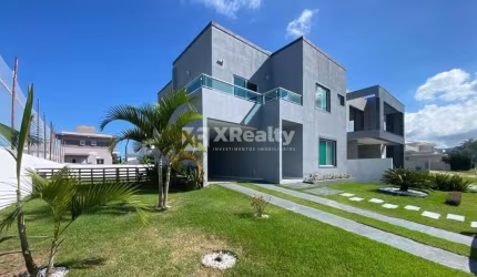 Casa em condomínio fechado com 3 quartos à venda na Rodovia Aparício Ramos Cordeiro, 110, Campeche, Florianópolis por R$ 2.790.000