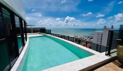 O Luxo de uma Cobertura em Tambaú com vista definita para o Mar!!!