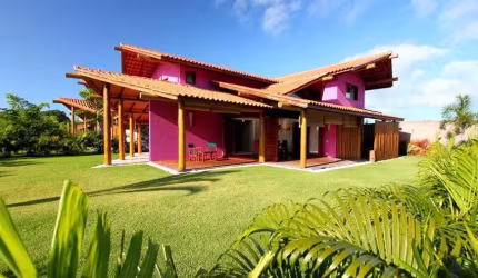 Casa de condomínio rustica com 4 quartos, na Praia do Mutá