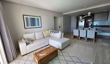 Excelente apartamento amplo, semi mobiliado com 3 suítes, vista mar, à venda no bairro Cabeçudas em Itajaí