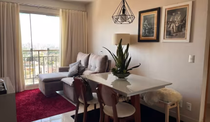 Apartamento 2 quartos mobiliado, com armários, Parque Amazônia, lazer completo
