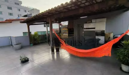 Cobertura à venda, 3 quartos, 1 suíte, 1 vaga, Castelo - Belo Horizonte/MG