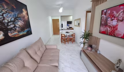 Apartamento com 2 quartos à venda na Rua Jurubaíba, 242, Vila Caiçara, Praia Grande, 53 m2 por R$ 380.000