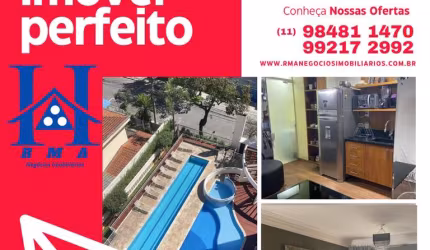 Apartamento para Locação em Santo André, Centro, 1 dormitório, 1 suíte, 1 banheiro, 2 vagas