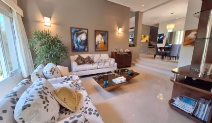 Casa em condomínio fechado com 3 quartos à venda na Avenida Dona Maria Franco Salgado, 50, Jardim Botânico (Sousas), Campinas, 345 m2 por R$ 1.950.000