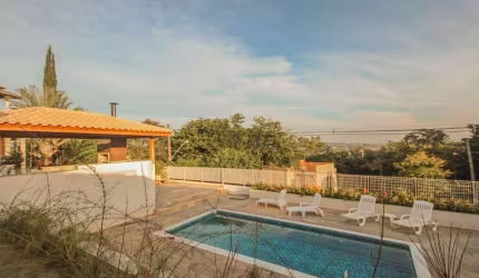 Casa em condomínio fechado com 5 quartos para alugar na Rua San Conrado, 1000, Loteamento Caminhos de San Conrado (Sousas), Campinas, 650 m2 por R$ 17.000