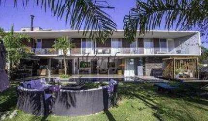Casa em condomínio fechado com 5 quartos à venda na Rua Iguape, 100, Marambaia, Vinhedo, 580 m2 por R$ 4.800.000