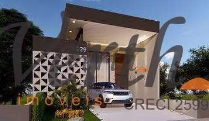 Casa em condomínio fechado com 3 quartos à venda no Nova Paulínia, Paulínia  por R$ 890.000