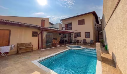 Casa com 4 quartos à venda na Rua Hilza Teixeira Penteado de Lemos, 71, Parque Jatibaia (Sousas), Campinas, 198 m2 por R$ 1.090.000