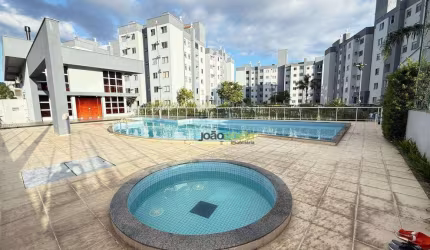 Apartamento com 2 dormitórios para alugar, 48 m² - Ponte do Imaruim - Palhoça/SC