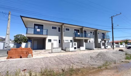Sobrado com 3 dormitórios à venda, 105 m² por R$ 554.900,00 - Pinheira (Ens Brito) - Palhoça/SC